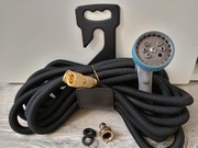 Rozciągliwy Wąż Ogrodowy 30 M Metalowe Złącza 10 Funkcji Natrysku