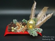 Stroik Boże Narodzenie z latarenką