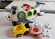 Little People duży dźwiękowy samolot, pojazdy