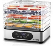 FOHERE Suszarka do żywności owoców Grzybów 5 poziomów 35°C - 75°C Nowa