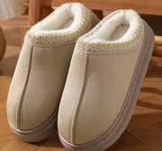 Kapcie Zimowe Męskie Damskie Góralskie Buty Domowe Khaki Ciepłe Wygodne
