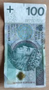 100 zł z 2012 R seria AB