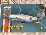 Bf-109 E-1/3/4  ,,ADLERANGRIFF,,1/32 Limited Edytion Na wypasie figurka 