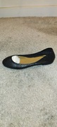 Miękkie ażurowe baleriny,całkowicie skórzane,nowe,36-37 r