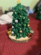 Stroik- Choinka z drucików kreatywnych