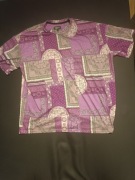 Koszulka Fioletowa Oversized BoohooMAN