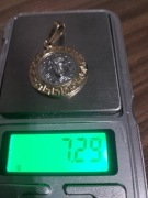 Złota meduza grecki wzór 585