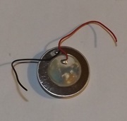 głośnik piezo wysokotonowy buzzer gwizdek 26 mm