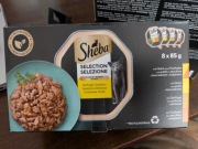 SHEBA Selection Drobiowe Smaki tacki mokra karma MIX SMAKÓW dla kota 8x85g