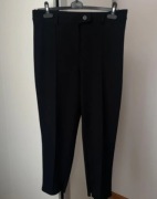Czarne spodnie eleganckie wysoki stan H&M L