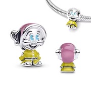 Srebrny Nowy Charms do bransoletki modułowej - Gapcio