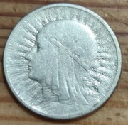 2 złotych - GŁOWA KOBIETY - 1933