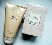 Avon Rare Pearls, zestaw perfum, balsam