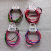 Cienkie silikonowe bransoletki/gumki kolorowe marki Molly and Rose