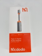 Adapter Mcdodo 2w1 USB-C do Jack 3.5mm + Ładowanie 60W PD