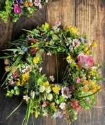 Wianek wiosenny całoroczny stroik na drzwi stół 