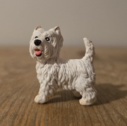 Schleich pies West Highland White terrier figurka unikat wycofany z 1995 r