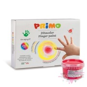 Farby do malowania palcami KOLORY PODSTAWOWE 6x250g