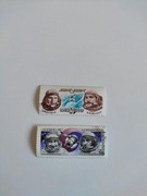 Zestaw 2 znaczków ZSRR – misje Sojuz (1975–1976), kosmos