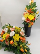 Komplet nagrobny wiosenno -wielkanocny