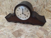 Zegar Kominkowy międzywojenny dębowy