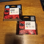 Tusze do HP 650 kolorowe 2 sztuki
