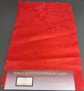 Obrus plamoodporny 2szt. 30x46 czerwony