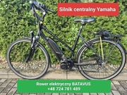 Rower elektryczny BATAVUS bateria 500wh, silnik centralny Yamaha 