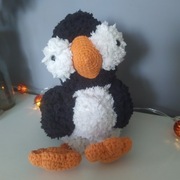 JOE pingwin penguin handmade rękodzieło maskotka pluszak