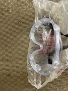 GOGLE OKULARY PRZECIWODPRYSKOWE OCHRONNE GOGLE BHP EN166 LABORATORYJNE