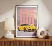 Toyota Supra plakat 
