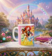 Księżniczki Disney Lorcana prezent dla dziecka kubek Ceramiczny 