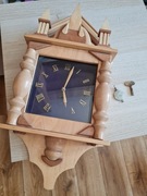 Zegar rustykalny nakręcany wiszący 57cm x 25cm