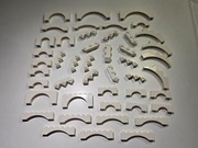 KLOCKI LEGO ZAMKOWE ELEMENTY CASTLE PIRACI ZAMEK LICYTACJA ŚCIANY ŁUKI