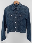 Katana jeansowa we wzorki Pionier