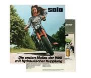 Prospekt motorowery SOLO 1977  - j.niemiecki MOPED