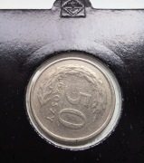 Destrukt 50 gr., groszy 1991 r. Skrętka. Bardzo rzadka. Ładna.