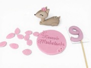 Sarenka z masy cukrowej na tort