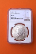 USA 1 dolar 2005 P  Marshall  NGC  MS68