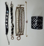 Zestaw biżuterii piękne bransoletki