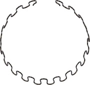 Sprężyna zapasowa do kanapy 55cm 8 klipsów