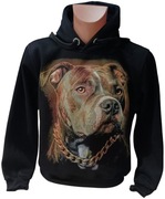 Bluza ocieplana Pittbull z kapturem L