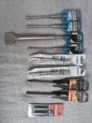 Zestaw wierteł z SDS plus.