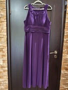 Fioletowa, elegancka sukienka maxi Kaleidoscope 42/44