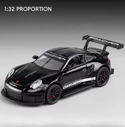 Porsche GT3 RS 1:32 Diecast Model Pull Back 4 Drzwi Światło Dźwięk