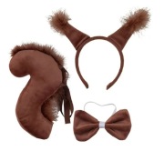 Strój przebranie kostium wiewiórki Wiewiórka ogon rozmiar uniwersalny nowy