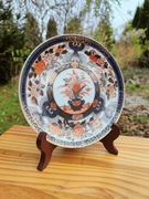 Wyjątkowy japoński talerz - Saji Imari - 16 cm