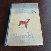 BAMBI - FELIKS SALTEN - WYD.1. KRAKÓW 1937 ROK - KLASYKA  - UNIKAT -.