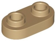 LEGO 35480 Płytka 1x2 ciemny piaskowy DARK TAN - 10 sztuk NOWY