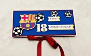 Pudełko prezentowe dla kibica FC Barcelony – oryginalna oprawa prezentu